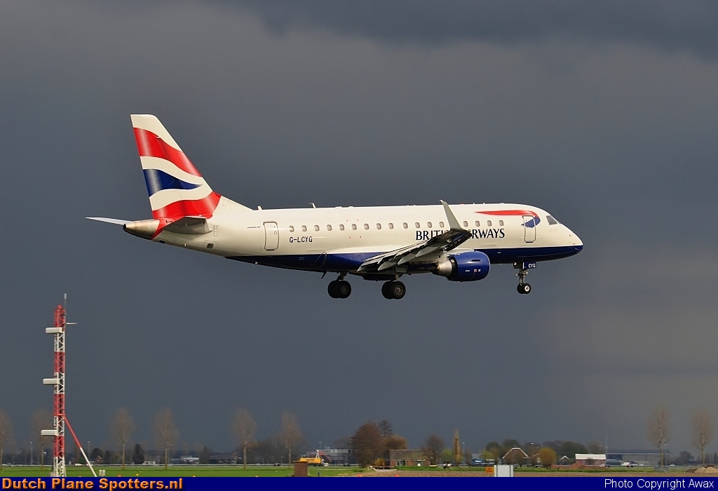 G-LCYG Embraer 170 BA CityFlyer (British Airways) by Awax