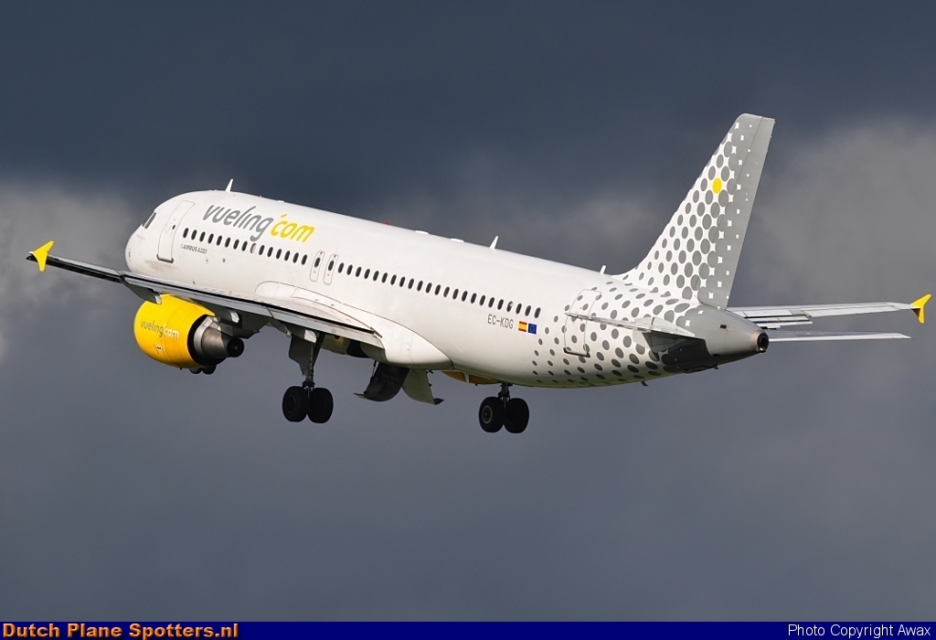 EC-KDG Airbus A320 Vueling.com by Awax