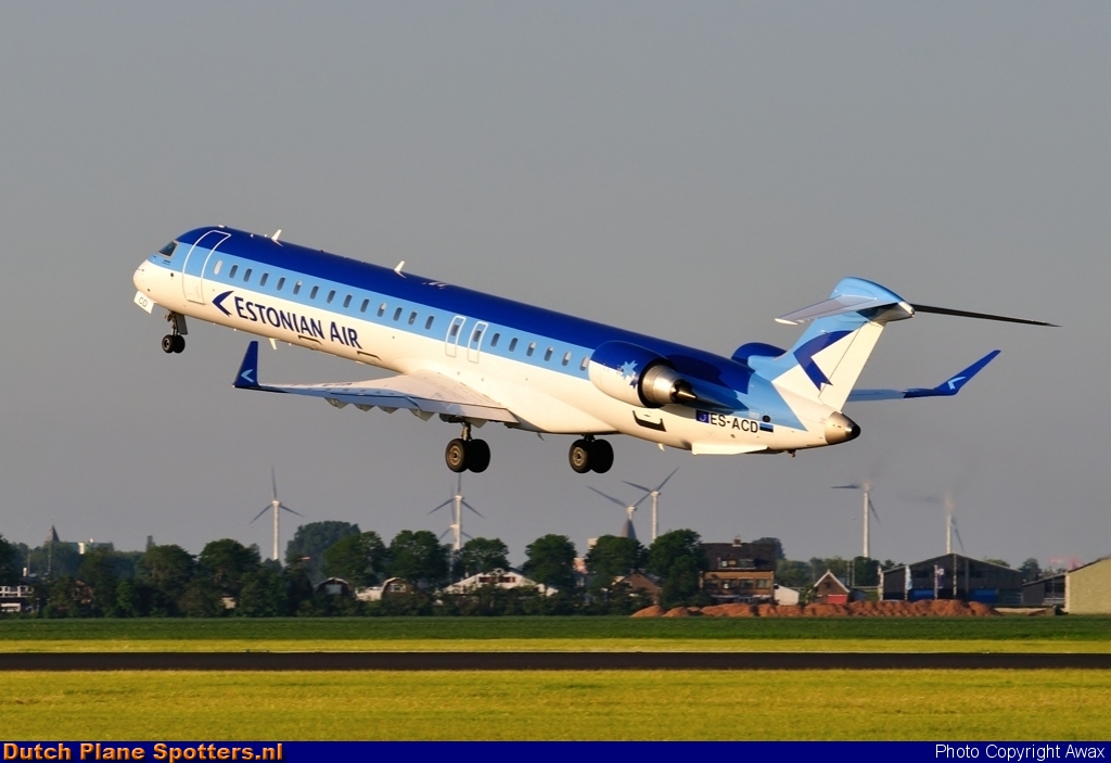 ES-ACD Bombardier Canadair CRJ900 Estonian Air by Awax
