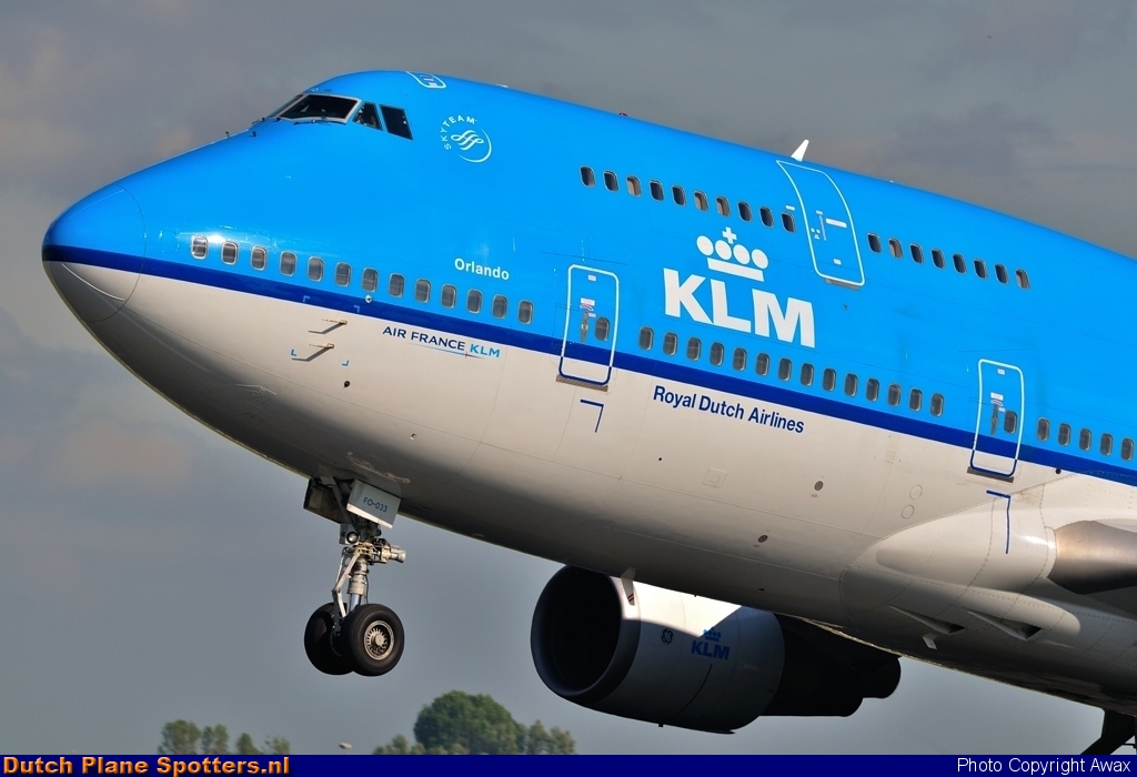 PH-BFO Boeing 747-400 KLM Royal Dutch Airlines by Awax
