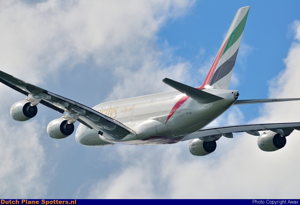 A6-EDF Airbus A380-800 Emirates by Awax
