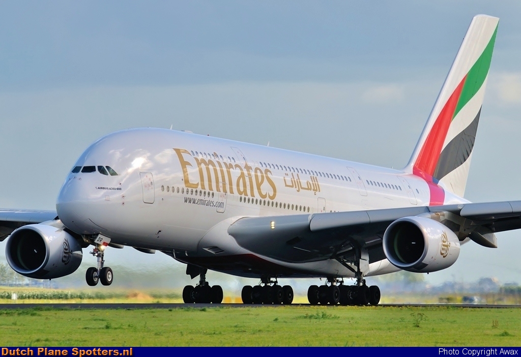 A6-EDR Airbus A380-800 Emirates by Awax