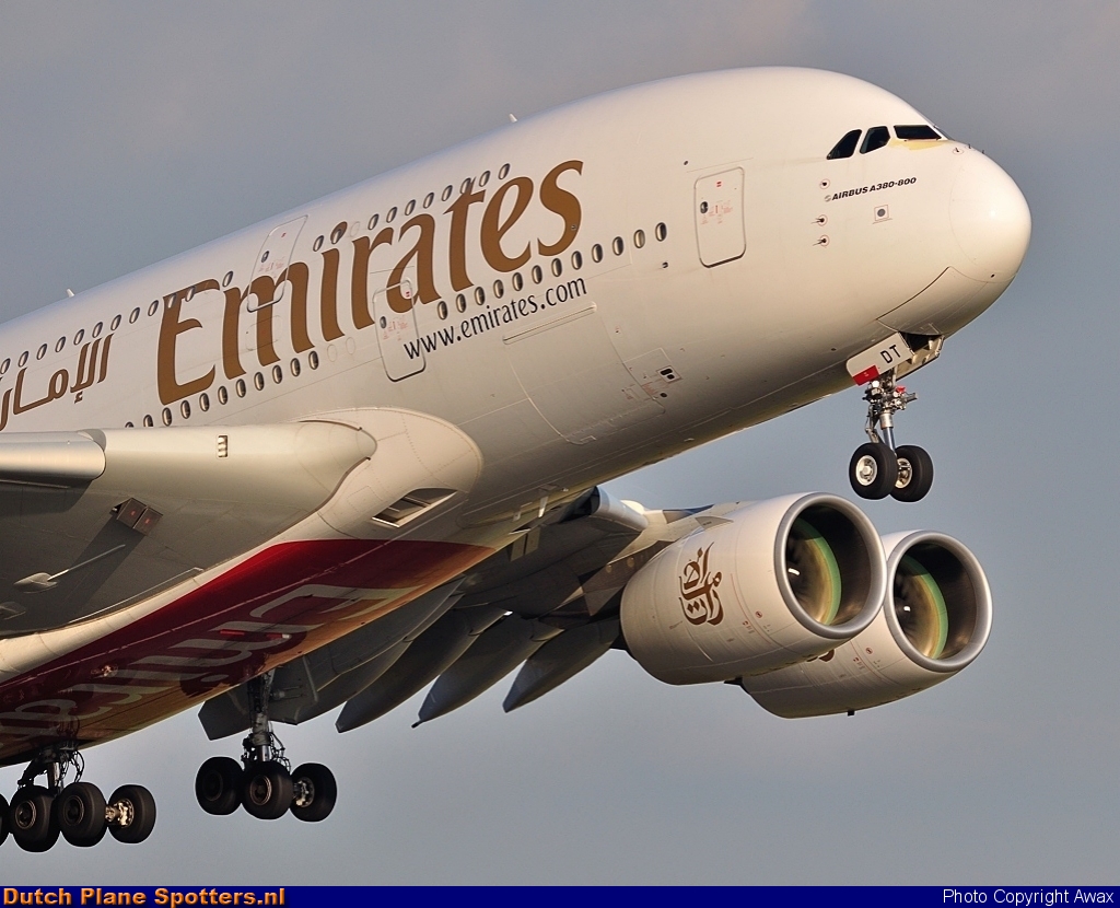 A6-EDT Airbus A380-800 Emirates by Awax
