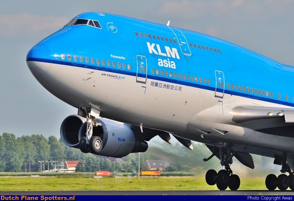 PH-BFP Boeing 747-400 KLM Asia by Awax