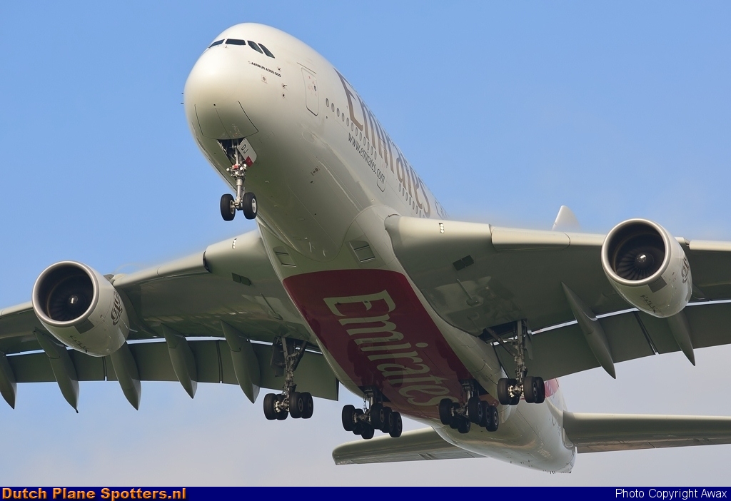 A6-EDJ Airbus A380-800 Emirates by Awax