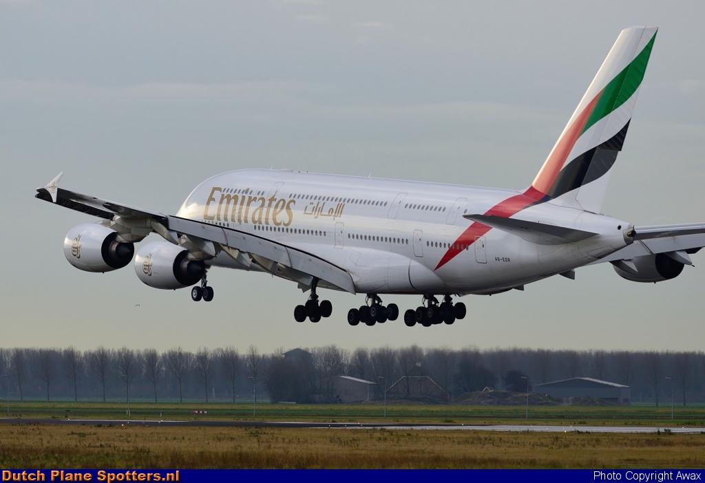 A6-EDR Airbus A380-800 Emirates by Awax