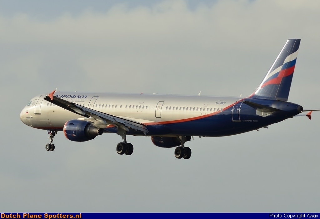 VQ-BEF Airbus A321 Aeroflot - Russian Airlines by Awax