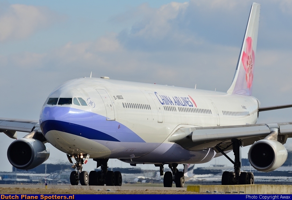 B-18803 Airbus A340-300 China Airlines by Awax