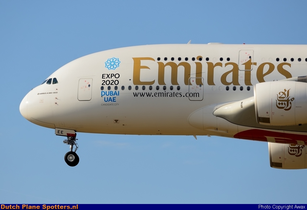A6-EEE Airbus A380-800 Emirates by Awax