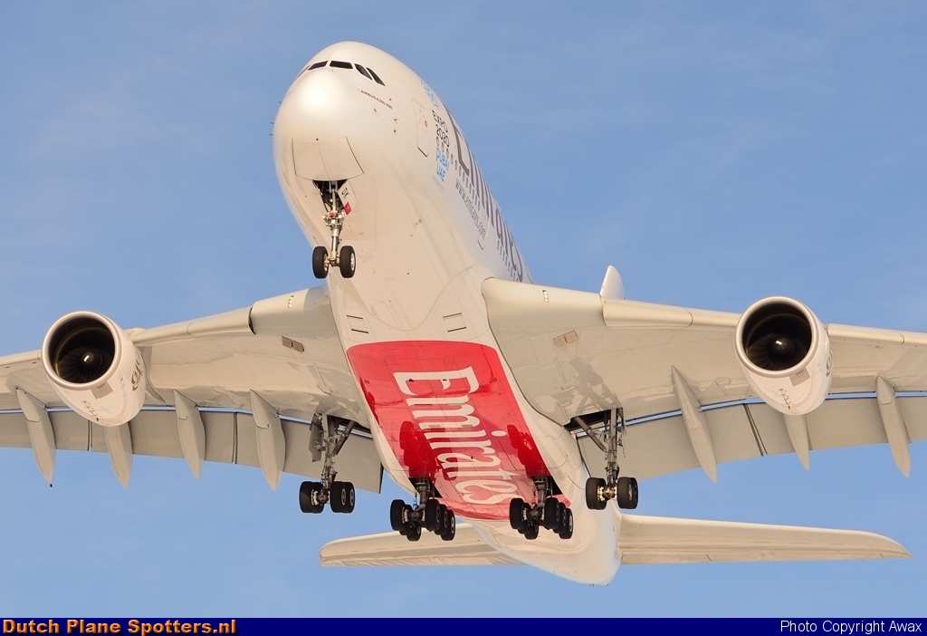 A6-EDK Airbus A380-800 Emirates by Awax