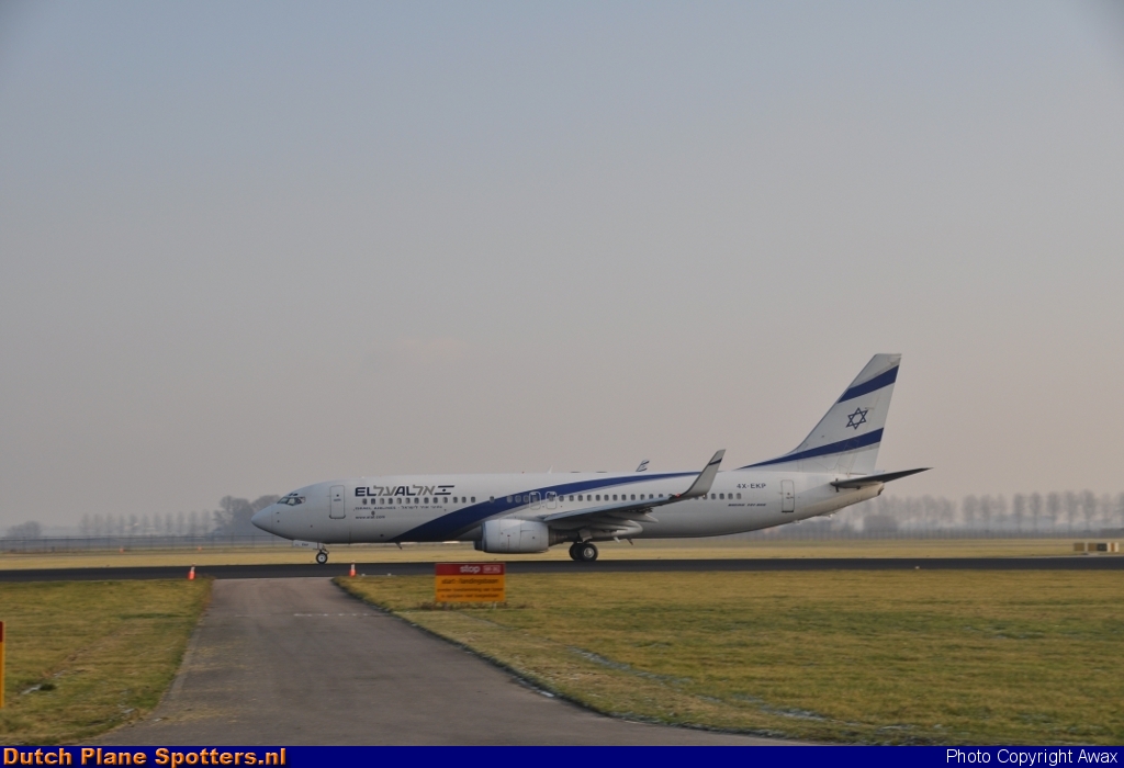 4X-EKP Boeing 737-800 El Al Israel Airlines by Awax