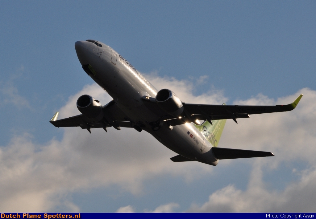 YL-BBJ Boeing 737-300 Air Baltic by Awax