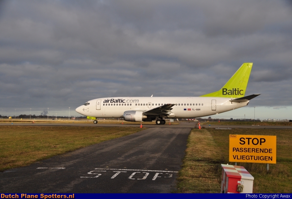 YL-BBR Boeing 737-300 Air Baltic by Awax