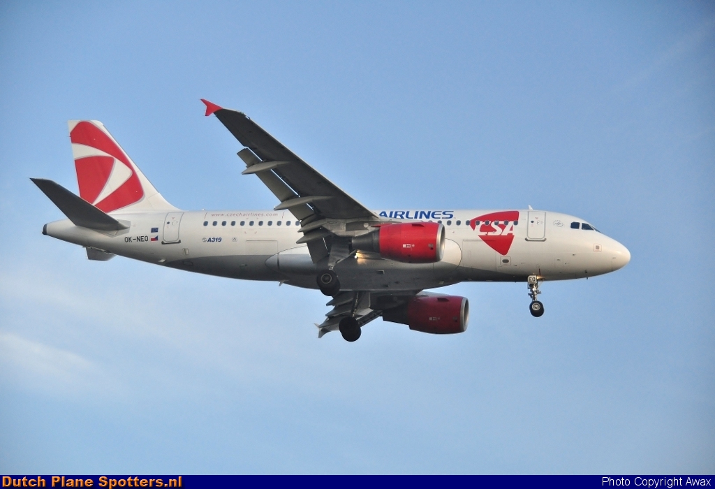 OK-NEO Airbus A319 CSA Czech Airlines by Awax