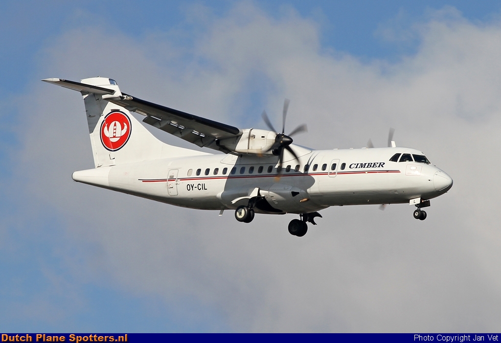 OY-CIL ATR 42 Cimber Air by Jan Vet