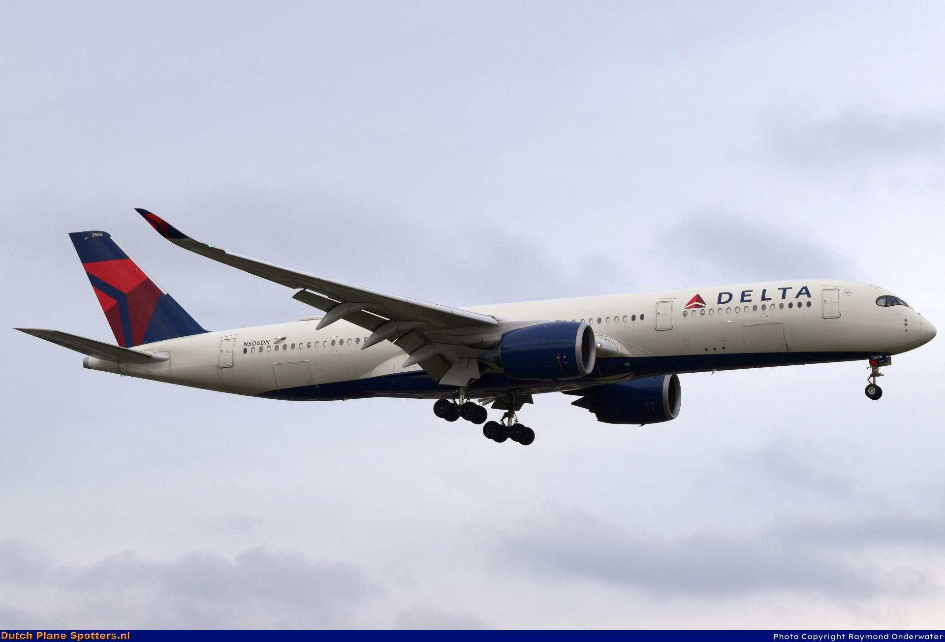 N506DN Airbus A350-900 Delta Airlines by Raymond Onderwater