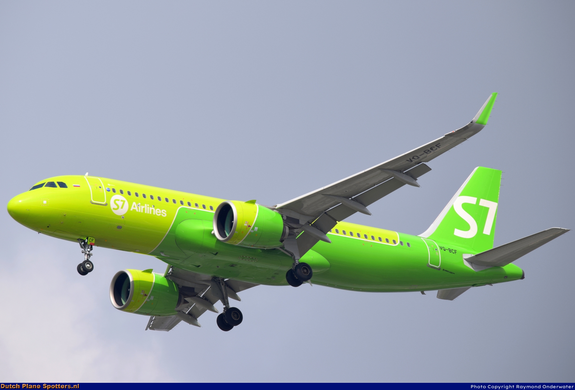 VQ-BCF Airbus A320neo S7 Siberia Airlines by Raymond Onderwater