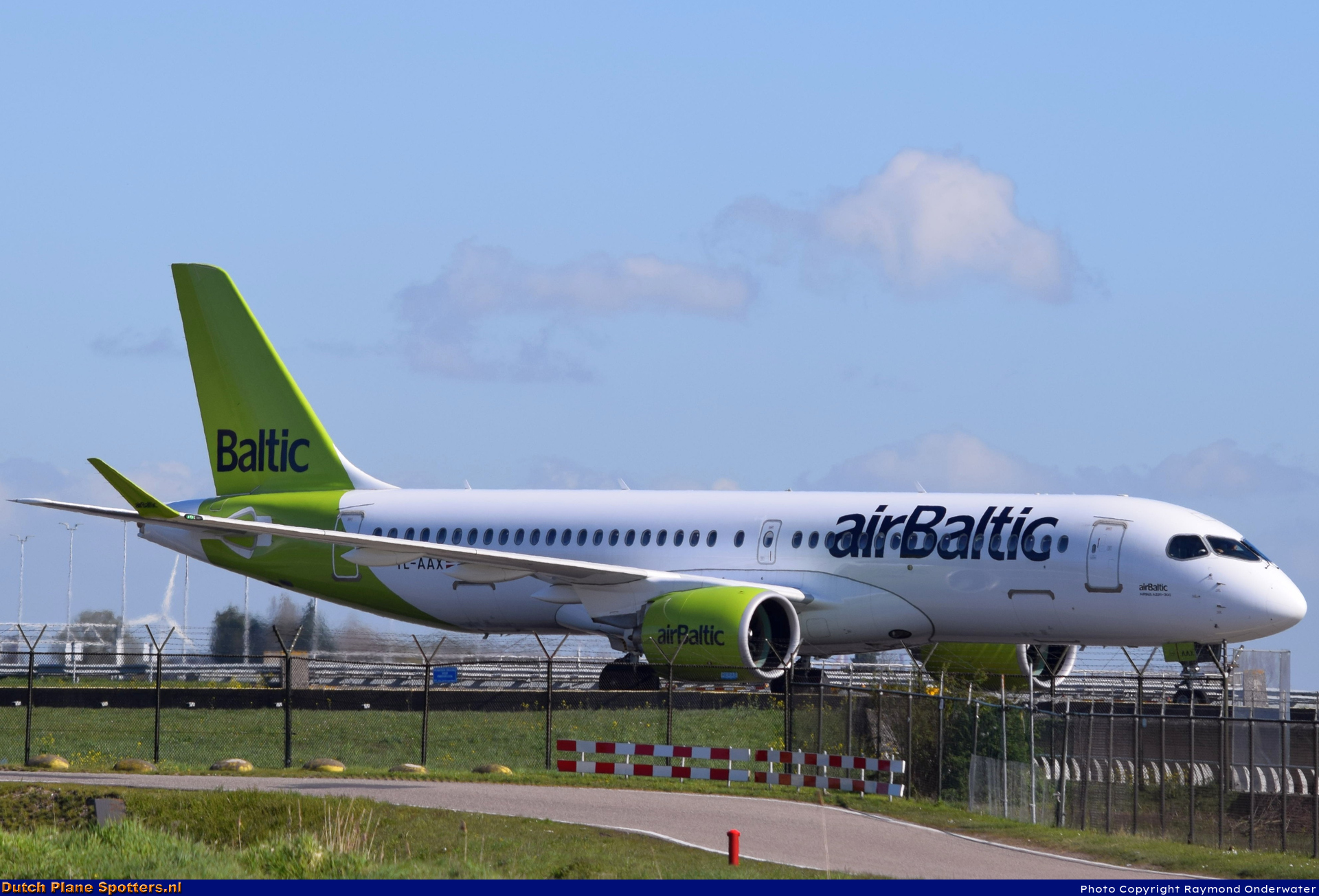 YL-AAX Airbus A220-300 Air Baltic by Raymond Onderwater