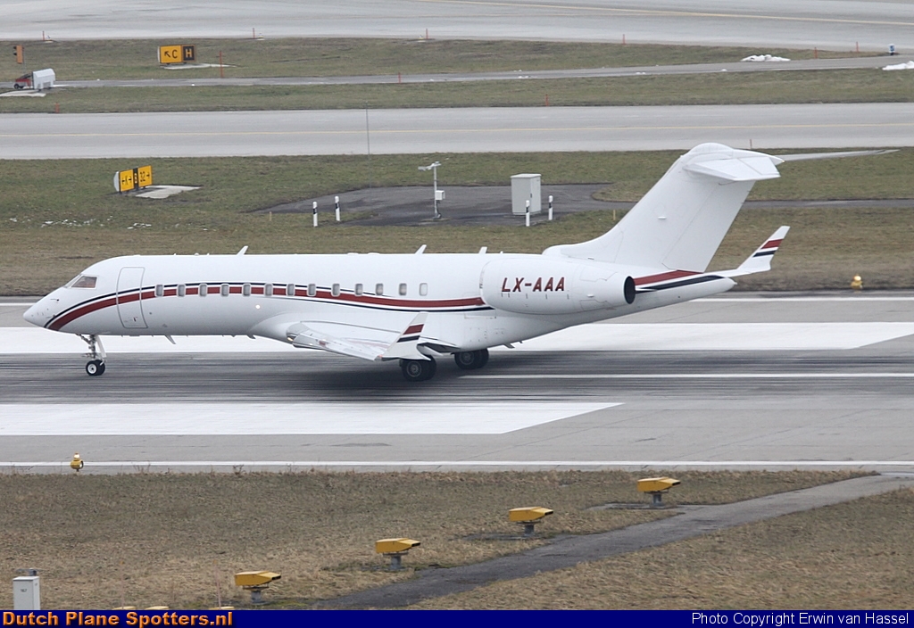 LX-AAA Bombardier BD-700 Global Express Global Jet Luxembourg by Erwin van Hassel