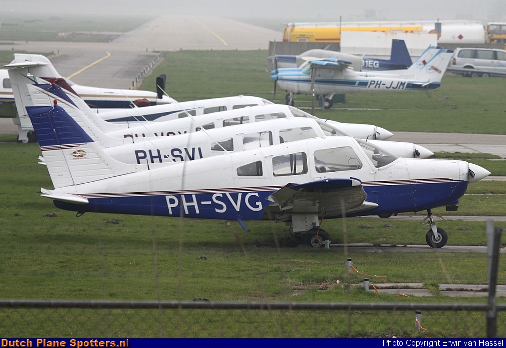 PH-SVG Piper PA-28 Warrior II Vliegclub Rotterdam by Erwin van Hassel