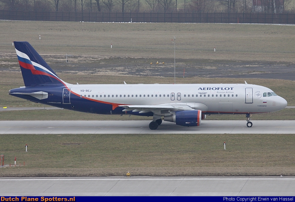 VQ-BEJ Airbus A320 Aeroflot - Russian Airlines by Erwin van Hassel