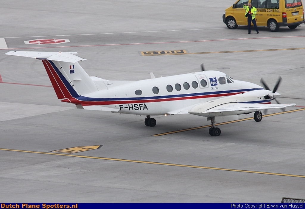 F-HSFA Beechcraft B200 Super King Air MIL - French Direction Generale de l'Aviation Civile by Erwin van Hassel