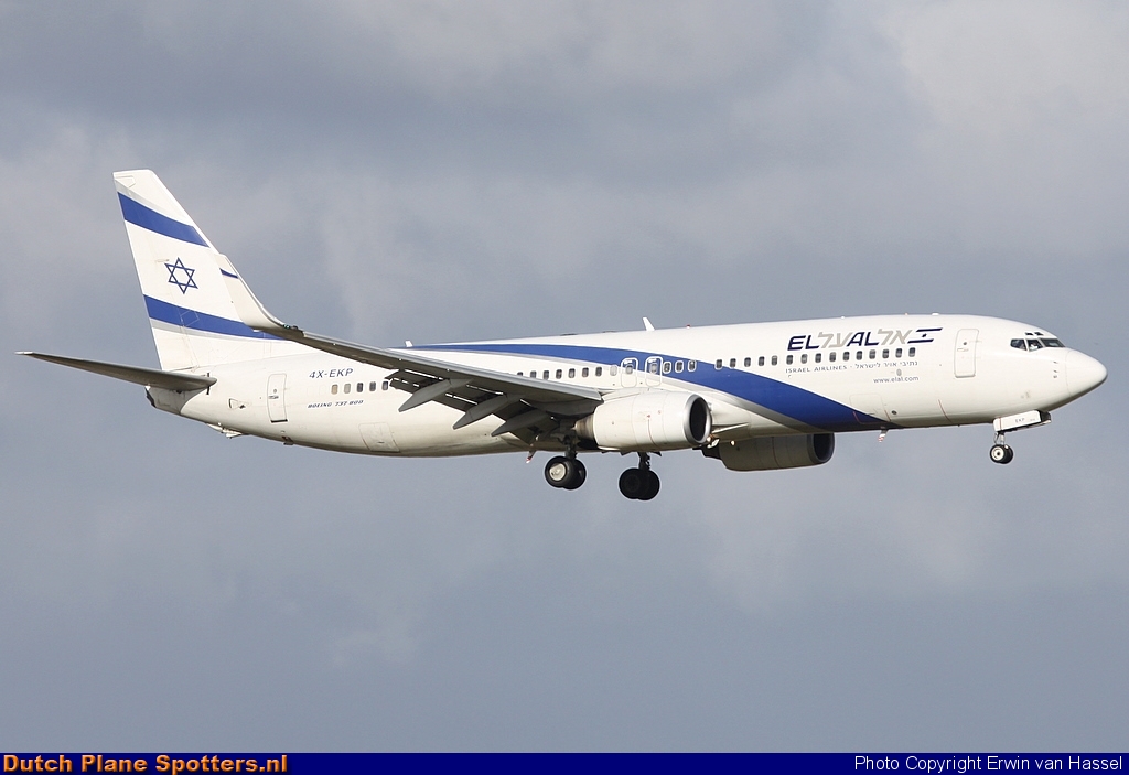 4X-EKP Boeing 737-800 El Al Israel Airlines by Erwin van Hassel