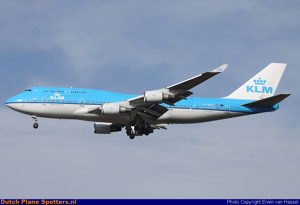 PH-BFO Boeing 747-400 KLM Royal Dutch Airlines by Erwin van Hassel