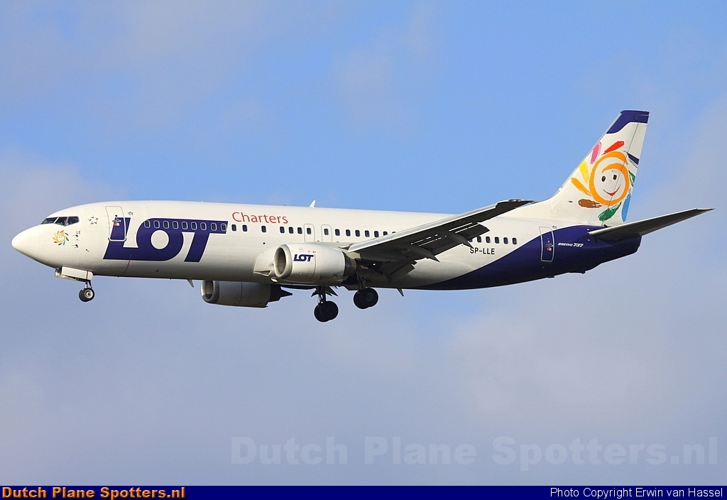SP-LLE Boeing 737-400 LOT Charters by Erwin van Hassel