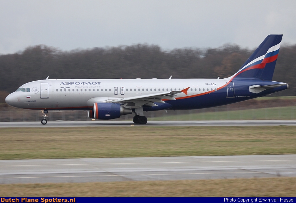 VP-BQV Airbus A320 Aeroflot - Russian Airlines by Erwin van Hassel