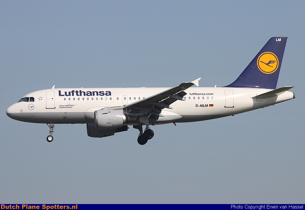 D-AILM Airbus A319 Lufthansa by Erwin van Hassel