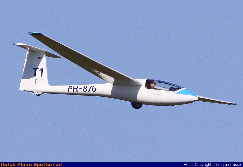 PH-876 PZLBielsko SZD-51 Junior Vliegclub Teuge by Erwin van Hassel