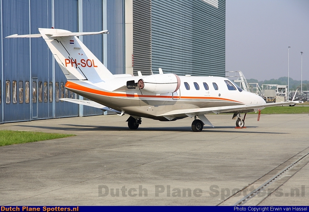 PH-SOL Cessna 525 CitationJet CJ1 Solid Air by Erwin van Hassel