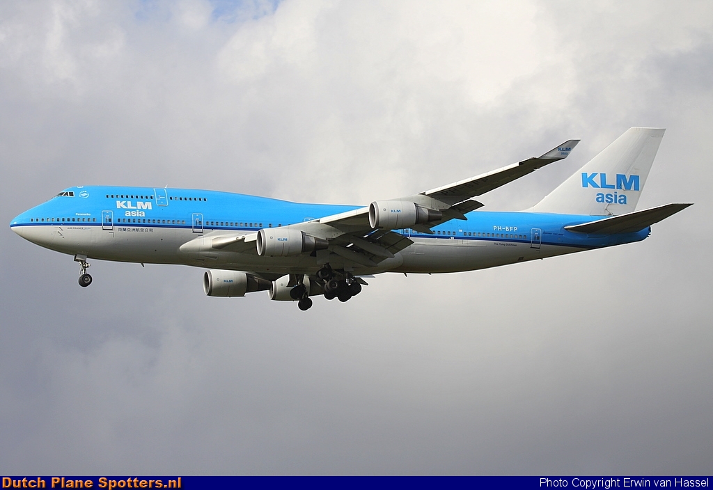 PH-BFP Boeing 747-400 KLM Royal Dutch Airlines by Erwin van Hassel
