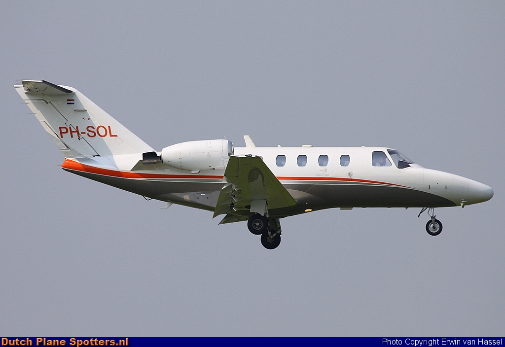 PH-SOL Cessna 525 CitationJet CJ1 Solid Air by Erwin van Hassel