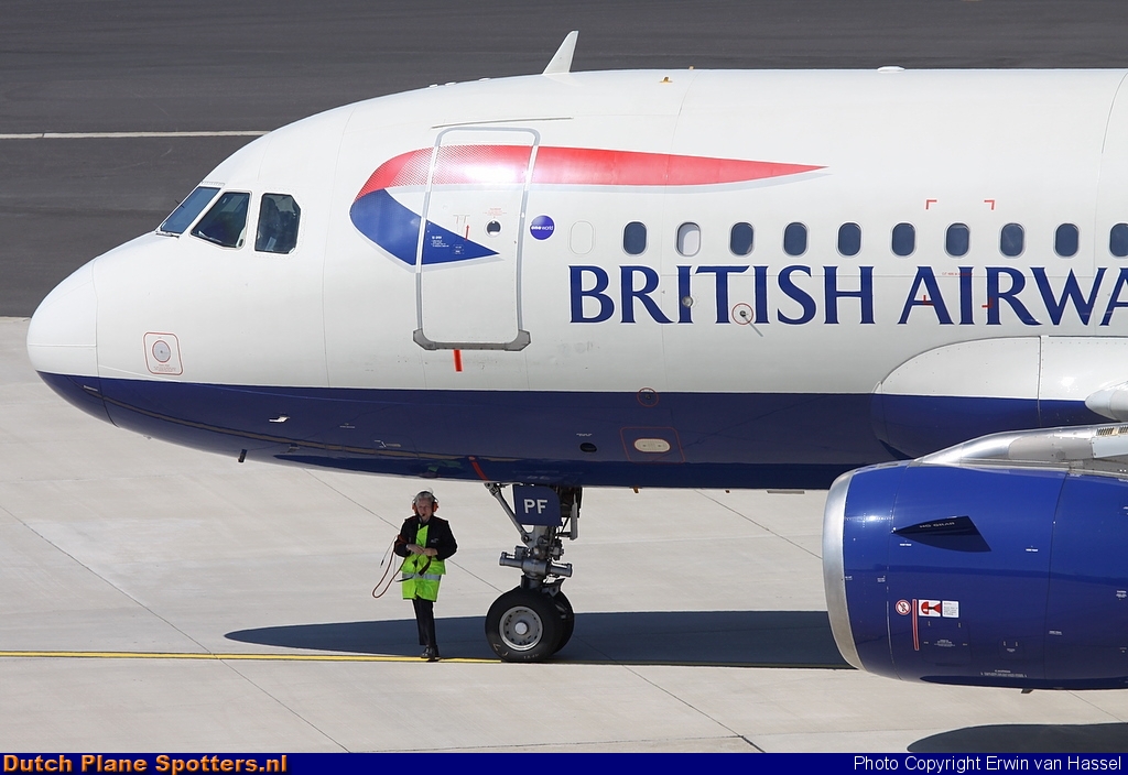 G-EUPF Airbus A319 British Airways by Erwin van Hassel