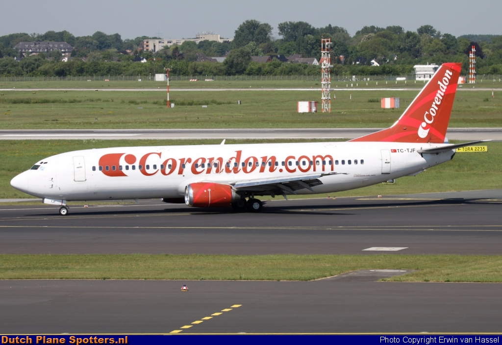 TC-TJF Boeing 737-400 Corendon Airlines by Erwin van Hassel