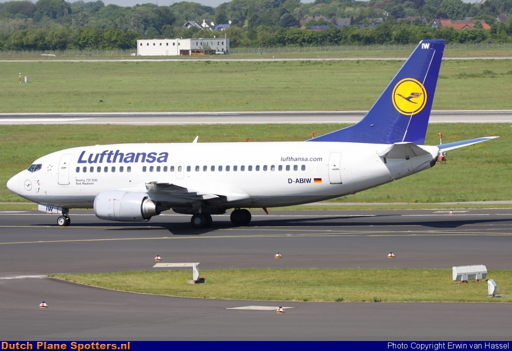 D-ABIW Boeing 737-500 Lufthansa by Erwin van Hassel