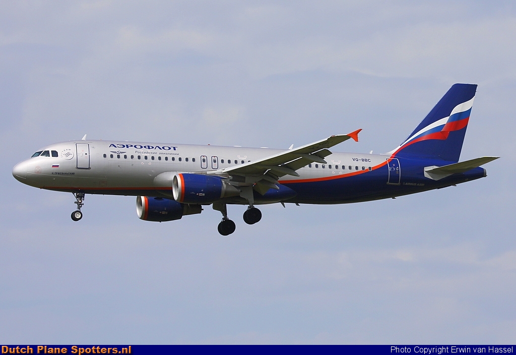 VQ-BBC Airbus A320 Aeroflot - Russian Airlines by Erwin van Hassel