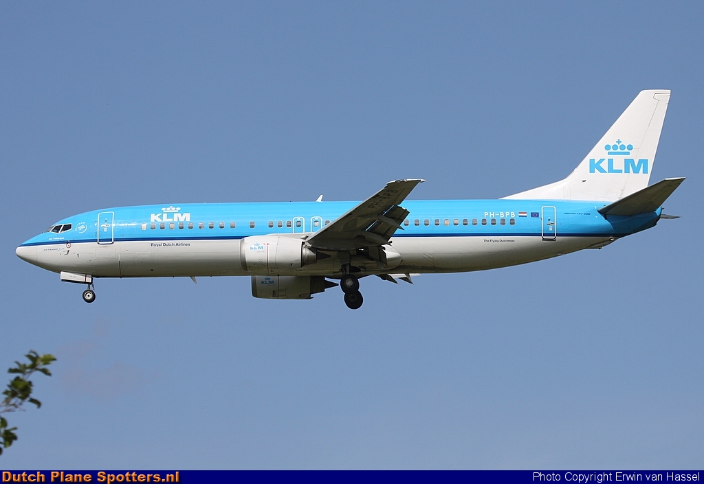 PH-BPB Boeing 737-400 KLM Royal Dutch Airlines by Erwin van Hassel
