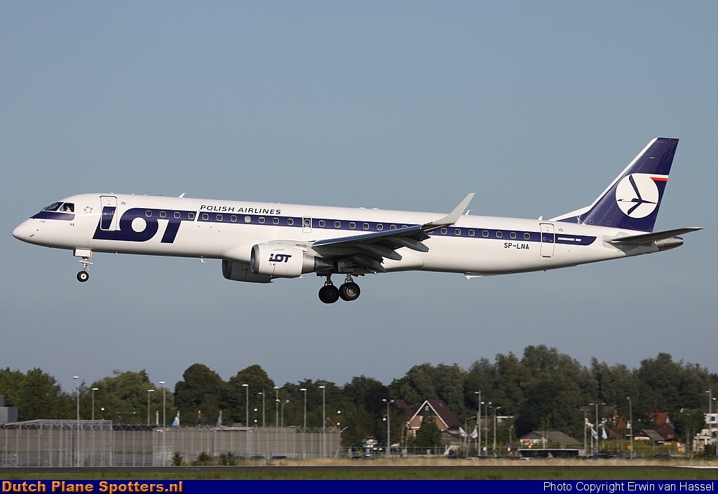 SP-LNA Embraer 195 LOT Polish Airlines by Erwin van Hassel