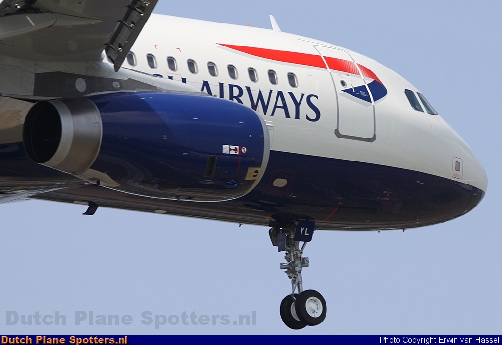 G-EUYL Airbus A320 British Airways by Erwin van Hassel