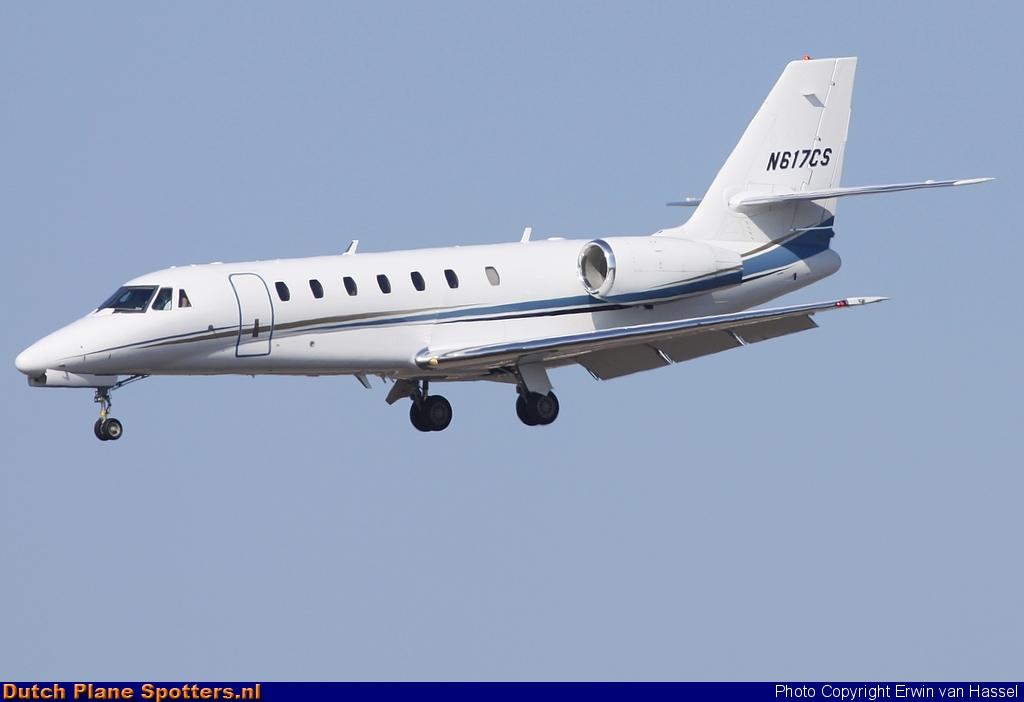 N617CS Cessna 680 Citation Sovereign Private by Erwin van Hassel