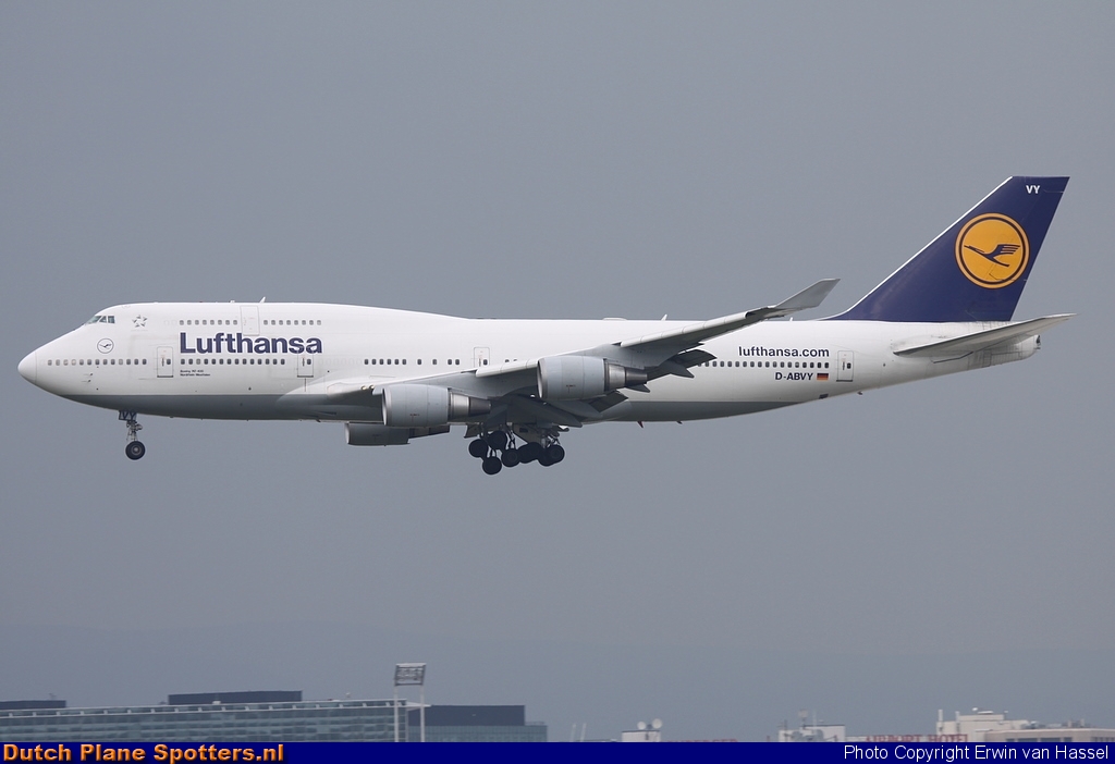 D-ABVY Boeing 747-400 Lufthansa by Erwin van Hassel