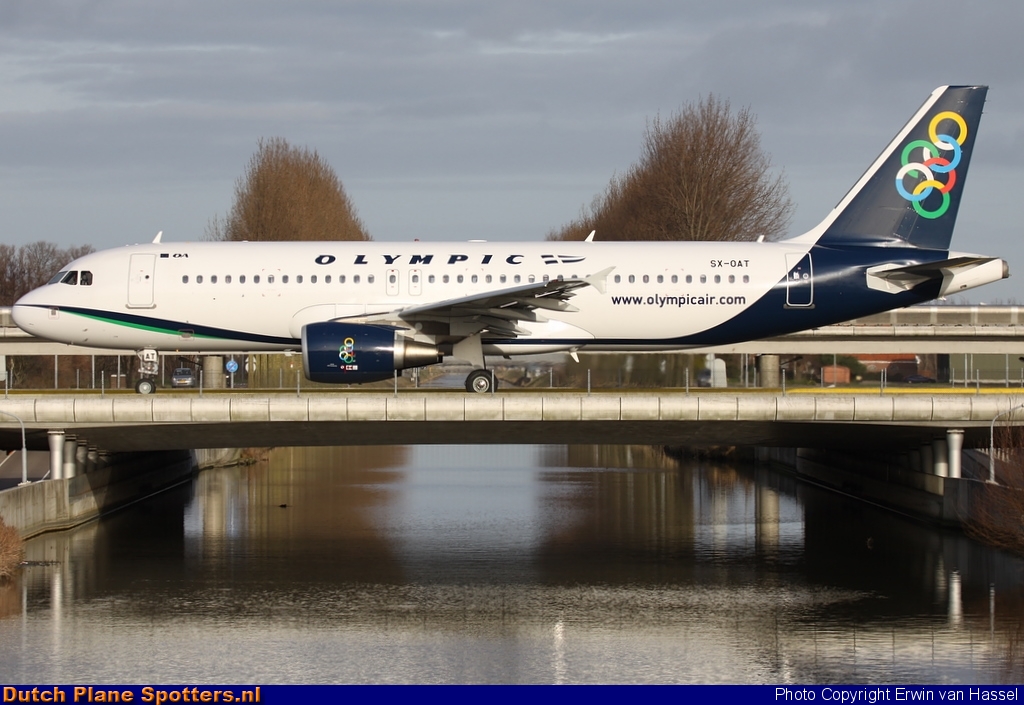 SX-OAT Airbus A320 Olympic Air by Erwin van Hassel