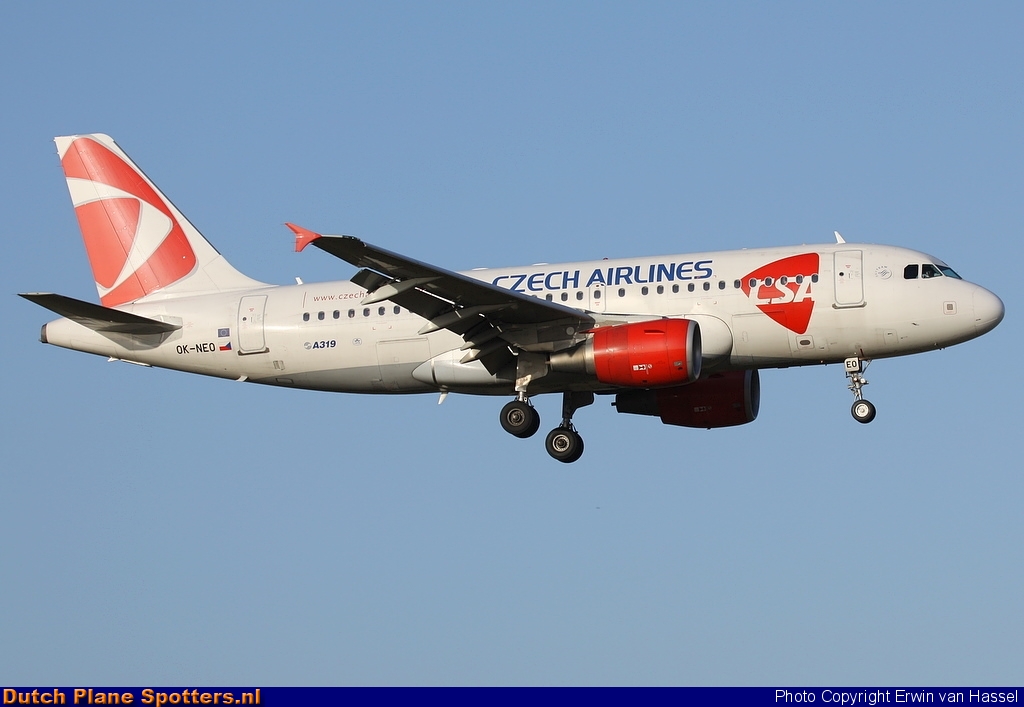 OK-NEO Airbus A319 CSA Czech Airlines by Erwin van Hassel