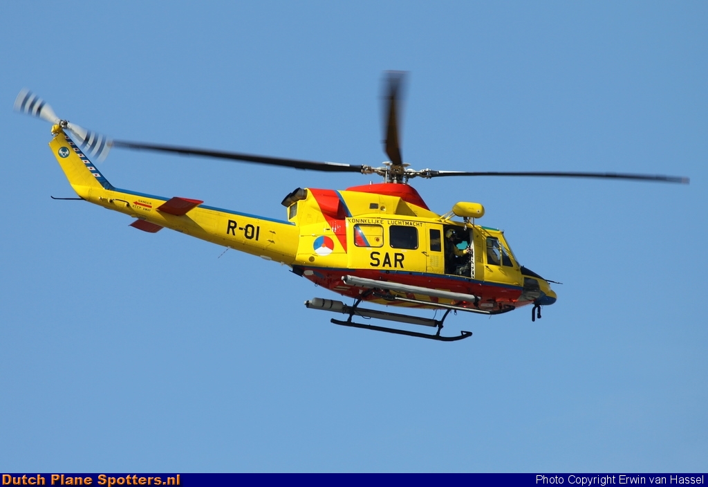 R-01 Agusta Bell 412 MIL - Dutch Royal Air Force by Erwin van Hassel