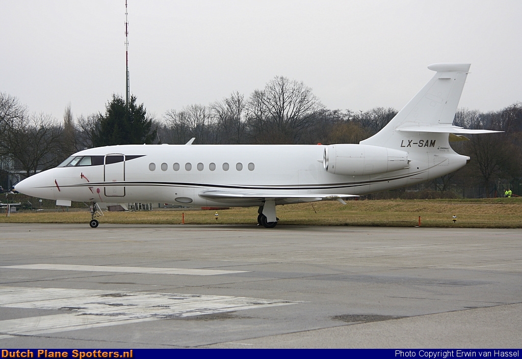 LX-SAM Dassault Falcon 2000 Global Jet Luxembourg by Erwin van Hassel