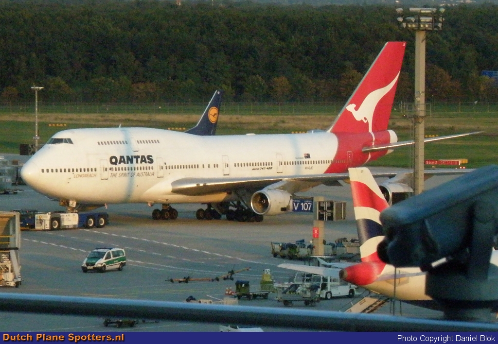 VH-OJE Boeing 747-400 Qantas by Daniel Blok