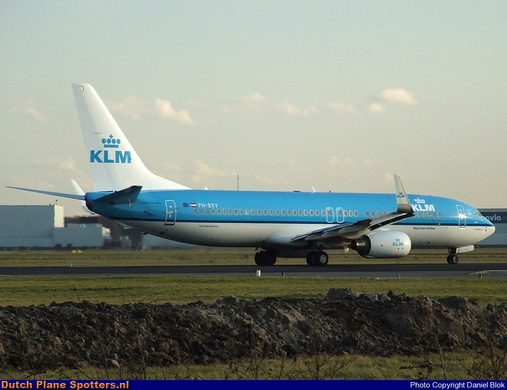 PH-BXV Boeing 737-800 KLM Royal Dutch Airlines by Daniel Blok